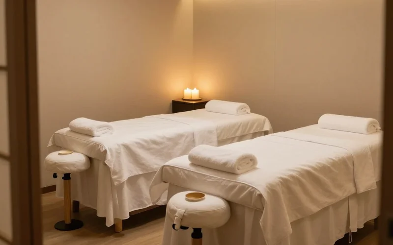 Couples massage room