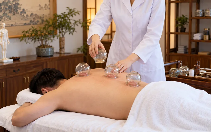 Fire cupping therapy