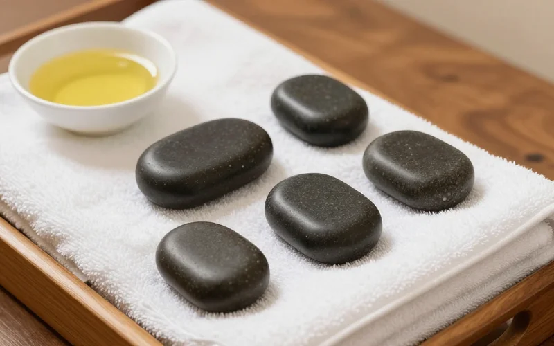 Hot stone massage stones