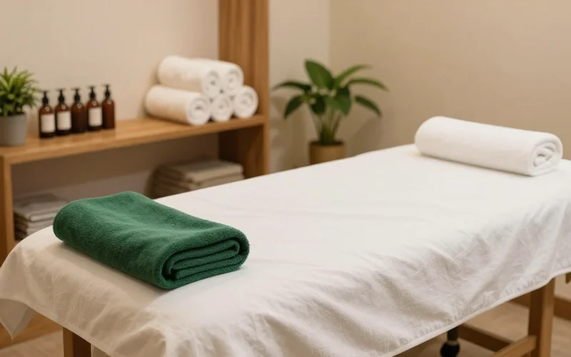 Massage therapy room